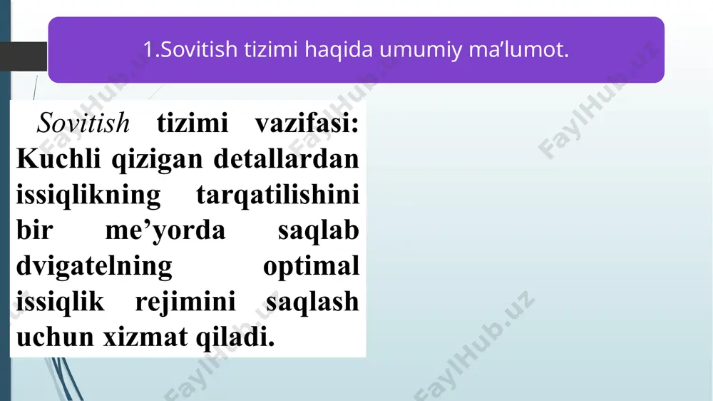 avtomobil dvigatelini sovutish tizimi - Page 2