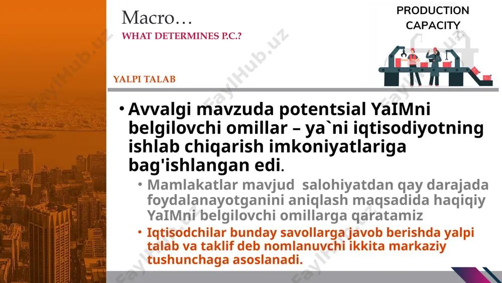 saving natijada 1959 yilda real yaimning o'sish sur'ati 7,1% ni tashkil etdi, ammo 1960 va 1961 yillarda mos ravishda 2,5% va 2,3% gacha kamaydi. 1960 yilda avj olgan ishsizlikning umumiy o'sish tendentsiyasi jon f. kennedini saylanishiga asosiy rol o`ynadi - j. kennedi o'zini atrofiga valnes xeller (cea), jeyms tobin va robert solou kabi keychilik maktabi makroiqtisodchilarni yig`di. case study consumption and saving j. kennedi soliqlarni kamaytirish siyosatini qabul qildi daromad solig'i stavkalari 18% dan 14% gacha kamaydi, natijada soliqlar taxminan 6,7 mlrd dollarga kamaytirildi. korporativ soliq ham kamaytirildi; 1964 yilda soliqlarning kamayishi taxminan 1,7 milliard dollarni tashkil qilidi. 1965 yilga kelib, iqtisodchilar soliqlar 11 milliard dollarga kamayishini kutishdi. 1965 yilda nominal yaim 719 milliard dollarni tashkil etdi, ya`ni qo`shimcha 1,5 foiz o`sishni olib keldi. xo'sh, nima uchun j. kennedining siyosati ishladi? case study macro… macro… consumption and saving biz iste'molchilar sarfiga ta'sir qiluvchi omillarni muhokama qilishni boshlaymiz, chunki aqshdagi umumiy …