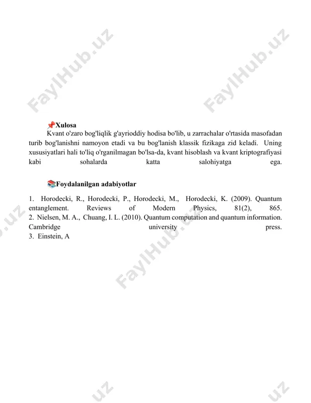 kvant o‘ralar va ularning xususiyatlari - Page 5