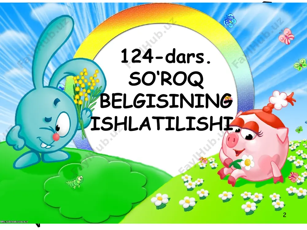 ga joylang. yozilishiga va ma’nosiga diqqat qiling. batafsil, ancha-muncha, voyvoylamoq, krossvord, diyonat, repetitsiya, ta’mirlamoq, zalvarli, jilovl amoq, ibtidoiy, birmuncha, yigirmata, ilg‘or, shu’lalanmoq, yarim, saranjom-sarishta, ozgina, adib, shug‘ullanmoq. 9 kim?, nima? qanday? qancha? nima qilmoq? repetitsiya batafsil birmuncha voyvoylamoq 10 428-mashq. ushbu gaplarni so‘roq gaplarga aylantirib ko‘chiring. 1. yaxshilikdan so‘zlagan foyda topadi, yomon gapirgan gunohkor bo‘ladi. (luqmoni hakim) 12 – ona tili – 5 sinf 2. boshqalarni hurmat qilgan odamgina hurmatga loyiq. (suxomlinskiy) 3. hayotning har lahzasi go‘zal, umrning har dami g‘animat.(anvar obidjon) 11 429-mashq. topishmoqlarning javobini toping va yozing. 1. dengizi bor – suvi yo‘q, yo‘llari bor – izi yo‘q. u nima? 2. “kun yuzini ko‘rmadim” degan kim? topshiriq. erkin vohidov ijodiga mansub ushbu matnni o‘qing. 3. ko‘kda ko‘rdim ko‘prik, rangi yetti turlik. bu nima? 4. mevasini el olar, barglarini yel olar. bu-chi? 5. bozordan oldim bir dona, ochib qarasam, ming dona. bu nima? javoblar: kamalak, tun, daraxt, anor, xarita. …