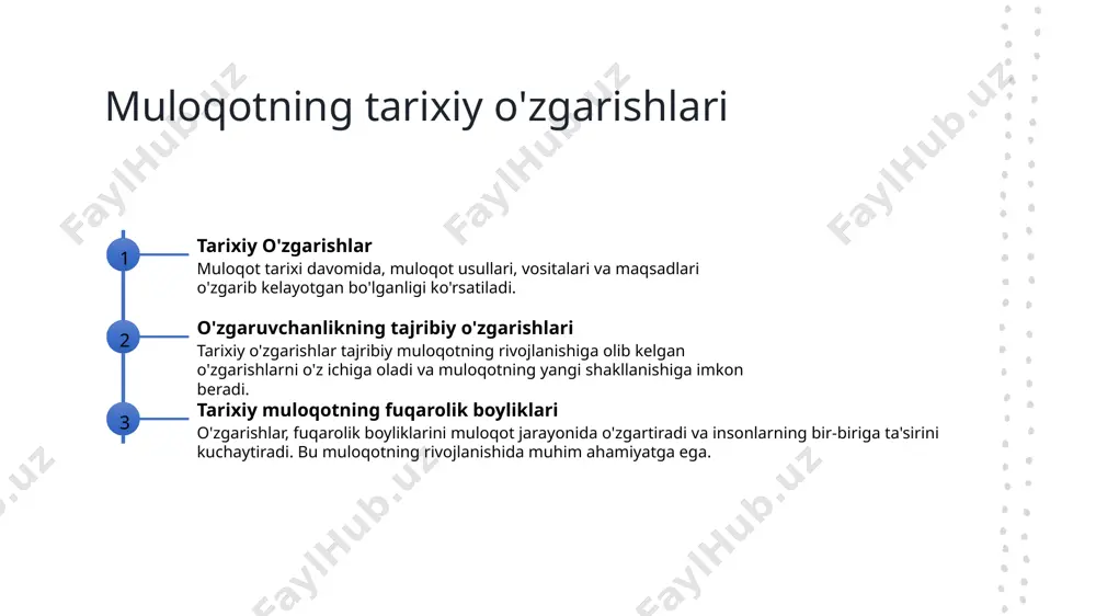hilari ko'p turlidir. photo by christian lue on unsplash nutqning axborot olishda roli 1 nutqning ahamiyati - nutqning axborot olishda roli ahamiyatli, chunki uni orqali ma'lumot almashish, tushuncha olish va o'rganish osonlashadi. 2 nutqning turlari - nutqning axborot olishda roli turli turlardagi nutqlar va ularning o'zgarmasligi haqida tushuncha beradi. 3 kommunikatsiya vositalari - nutqning axborot olishda roli kompyuterlar, telefonlar, internet va boshqa elektron vositalarning ahamiyatini ko'rsatadi. 4 o'zlashtirish - nutqning axborot olishda roli o'zlashtirish, ma'lumotlarni o'rganish va ularga amal qilishda o'z-o'zini o'rganishning ahamiyatini ta'kidlaydi. nutqning jismoniy va ruhiy tomonlari jismoniy tomonlar nutqning jismoniy tomonlari, masalan, qo'l va yuz, ma'nolarni o'zgartirishda o'z vazifasini bajaradi. ijtimoiy tarbiyalanishda ham muhim ahamiyatga ega. ruhiy tomonlar nutqning ruhiy tomonlari, yani fikr va hislarni ifodalash, insonlarning munosabatlarida katta ahamiyatga ega. o'z-o'ziga xos xususiyatlarga ega bo'lishi ham muhimdir. uyg'unlik va halqaro munosabatlar nutqning jismoniy va ruhiy tomonlari insonlarning uyg'unlik va halqaro munosabatlari ustidan katta ta'sir qiladi. do'stlar, …