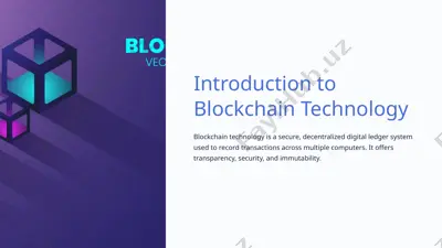 introduction to blockchain technology — PPTX