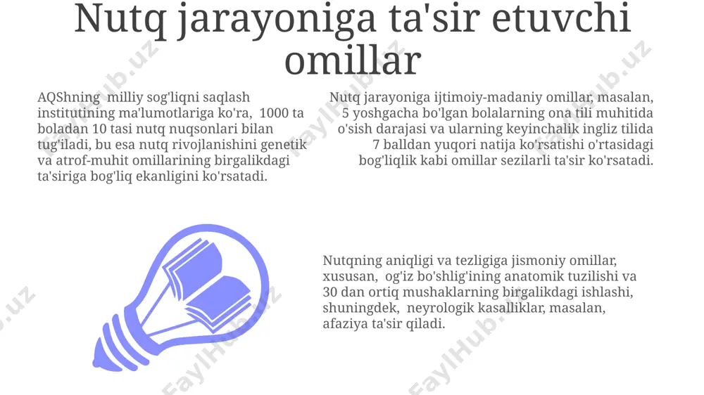 nutq jarayoni, sharoiti va nutqqa ta'siri - Page 3