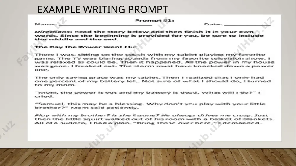 writing prompts - Page 5