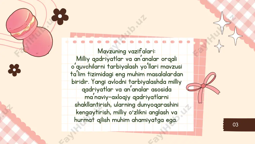 milliy qadriyatlar va an‘analar orqali o‘quvchilarni tarbiyalash yo'llari - Page 4