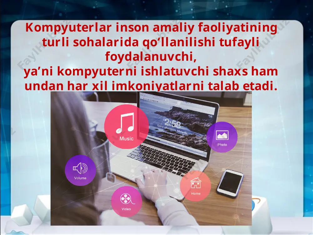 anday guruhlarga bo‘linadi? 9. kompyuter virusi nima?