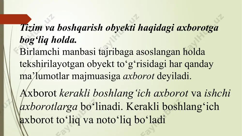 avtomatik boshqaruv tizimlarining sinflanishi - Page 5