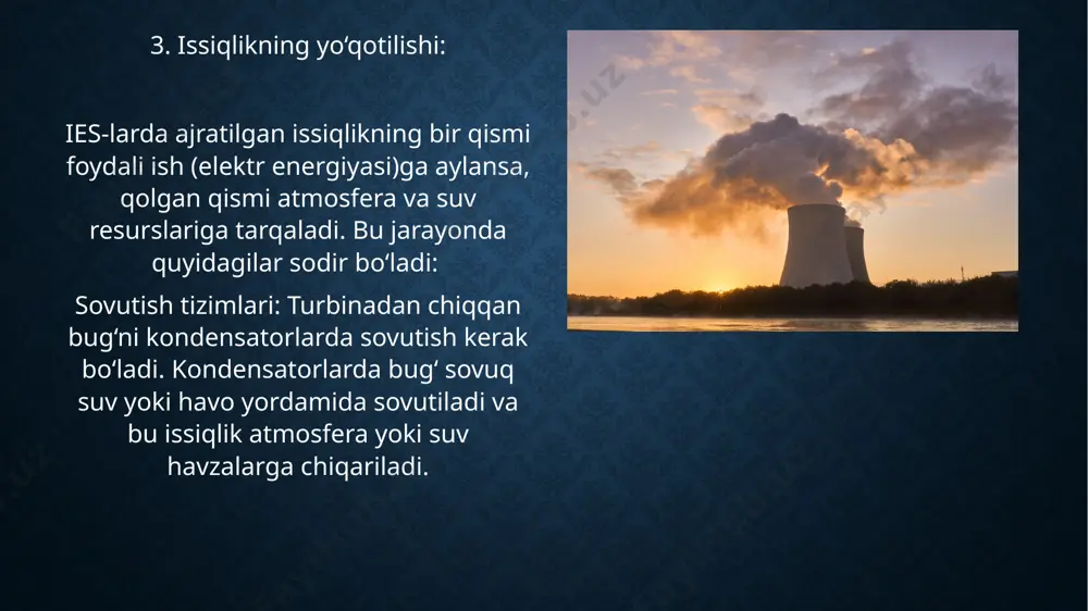 issiqlik elektr stansiyalarida tutun gazlarini qayta ishlash va texnik suvni qizdirish tizimi - Page 3