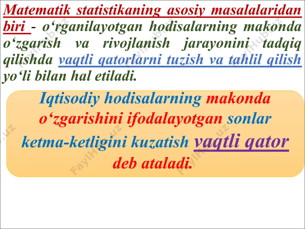 vaqtli qatorlar tо‘g‘risida umumiy tushunchalar - Page 4