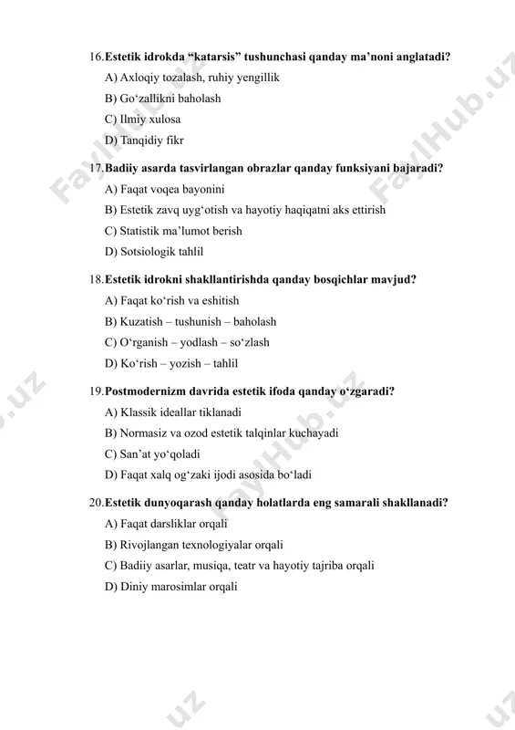 estetik idrok va badiiy asarlar - Page 4