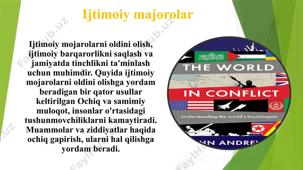 ijtimoiy mojarolarning oldini olish usullari - Page 4