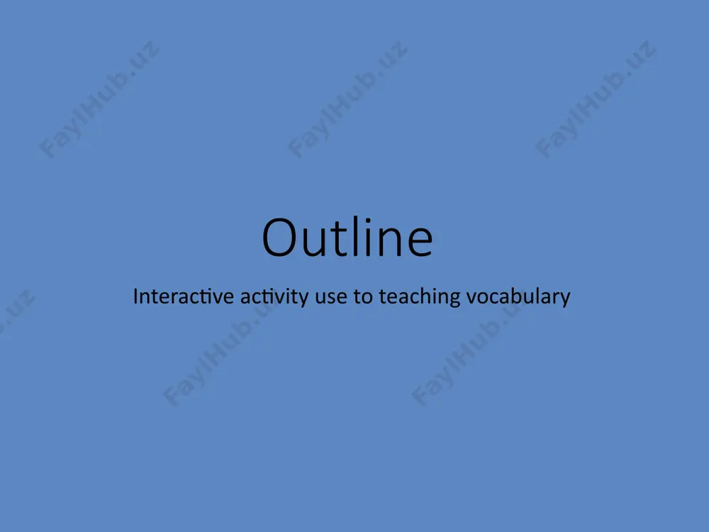 using interactive methods of teaching foreign language to teach vocabulary - Page 2