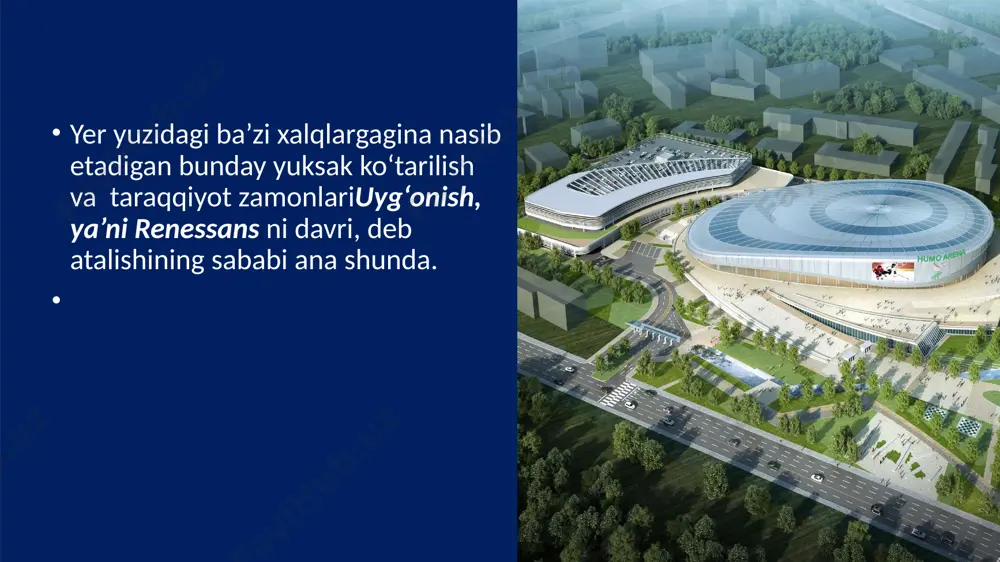 da tiklanib qolmasligi aniq. inson manfaatlari ustuvor bo‘ladigan erkin va farovon hayot o‘z-o‘zidan shakllanmasligi shubhasiz prezident shavkat mirziyoevning 2022 -yil 28-yanvar kuni pf-60 - sonli “harakatlar strategiyasidan - taraqqiyot strategiyasi sari” tamoyiliga asosan ishlab chiqilgan 7 ta ustuvor yo‘nalishdan iborat “2022 - 2026 yillarga mo‘ljallangan yangi o‘zbekistonning taraqqiyot strategiyasi” farmoni qabul qilindi. ushbu ishlab chiqilgan 7 ta ustuvor yo‘nalish quyidagilardan iborat: 1. inson qadrini yuksaltirish va erkin fuqarolik jamiyatini yanada rivojlantirish orqali xalqparvar davlat barpo etish; 2. mamlakatimizda adolat va qonun ustuvorligi tamoyillarini taraqqiyotning eng asosiy va zarur shartiga aylantirish; 3. milliy iqtisodiyotni jadal rivojlantirish va yuqori o‘sish sur’atlarini ta’minlash; 4. adolatli ijtimoiy siyosat yuritish, inson kapitalini rivojlantirish; 5. ma’naviy taraqqiyotni ta’minlash va sohani yangi bosqichga olib chiqish; 6. milliy manfaatlardan kelib chiqqan holda umumbashariy muammolarga yondashish; 7. mamlakatimiz xavfsizligi va mudofaa salohiyatini kuchaytirish, ochiq, pragmatik va faol tashqi siyosat olib borish. e’tiboringiz uchun rahmat! image1.jpg image2.jpeg image3.jpg image4.jpg image5.jpeg …