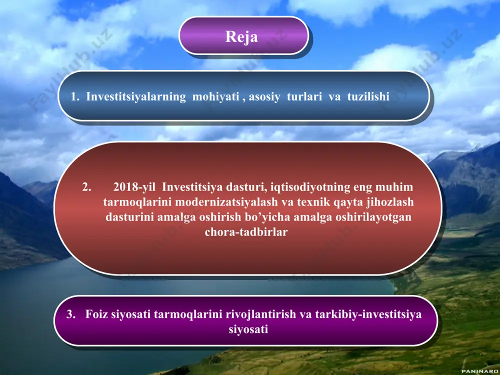 investitsiya faoliyatini rivojlantrishga foiz siyosatini ta’siri - Page 3