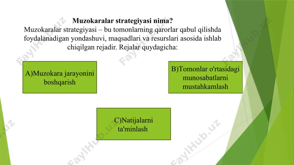 muzokaralar strategiyasini tanlash - Page 5