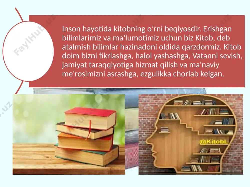 kitob – millatning madaniy me'rosi - Page 5