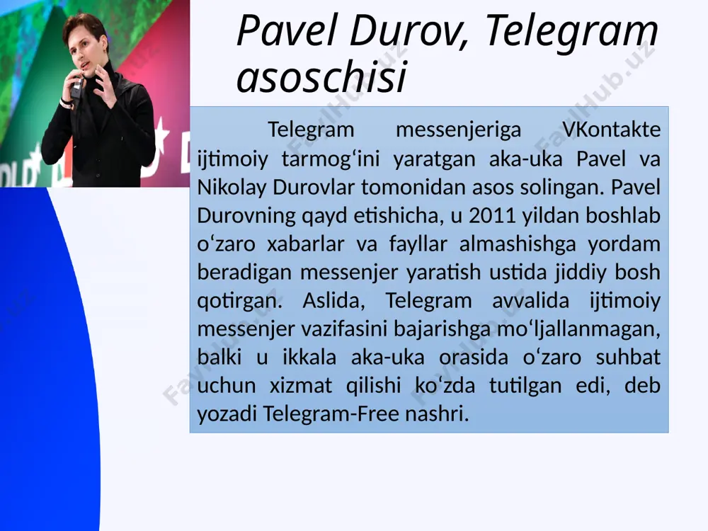tarmoqda axborotlar almashish. telegram dasturi va uning imkoniyatlari - Page 4