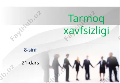 tarmoq xavfsizligi — PPTX