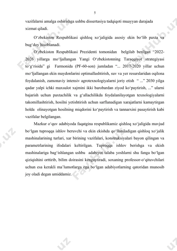 qo‘llanma va risolalarda bayon qilingan. ularning barchasini bir to‘plamga keltirishga qaror qilindi. mashinalar tizimi. ma’lum qishloq xo‘jaligi soxasidagi ishlarni mexanizatsiyalashtirishda bajariladigan texnik jarayonlar va ishlatiladigan mashina, ishchi qurollarning ish unumlarini bir biri bilan uzviy bog‘langan jamlamasiga aytiladi. bu tizim xar bir soxa uchun aniqlanadi. masalan, paxtachilik soxasi uchun, birinchi navbatda, barcha jarayonlar ketma-ket tarzda aniqlanadi. keyin har bir jarayonni mexanizatsiyalashtirish uchun texnikalar tanlanadi. tanlashda ularning ish unumlari, yonilg‘ining solishtirma sarflari, traktor dvigatellarining quvvati va bajarilayotgan texnologik jarayonlarning bajarilish sifatlari e’tiborga olinadi. har bir jarayon uchun tanlangan mashinalar majmui shu soxa uchun mashinalar tizimini tashkil etadi. mashinalar tizimining yana bir foydali tomoni shuki, mta (mashina traktor agregati) ni ish unumini orttirish uchun foydalanilayotgan qishloq xo‘jalik mashinalarini xarakatlantirayotgan energetik qurilmaning quvvatini oshirish, yonilg‘i sarfini kamaytirish, ishchi organlarini tuproq bilan munosabatini yaxshilash, texnikalarni ishonchli ishlashini va mexanizatorning ishlash sharoitini yaxshilash borasida yo‘llanmalar beradi. kelajakda kombinatsiyalashgan agregatlarni ishlab chiqish shu yo‘llanmalardan biri hisoblanadi. qishloq …