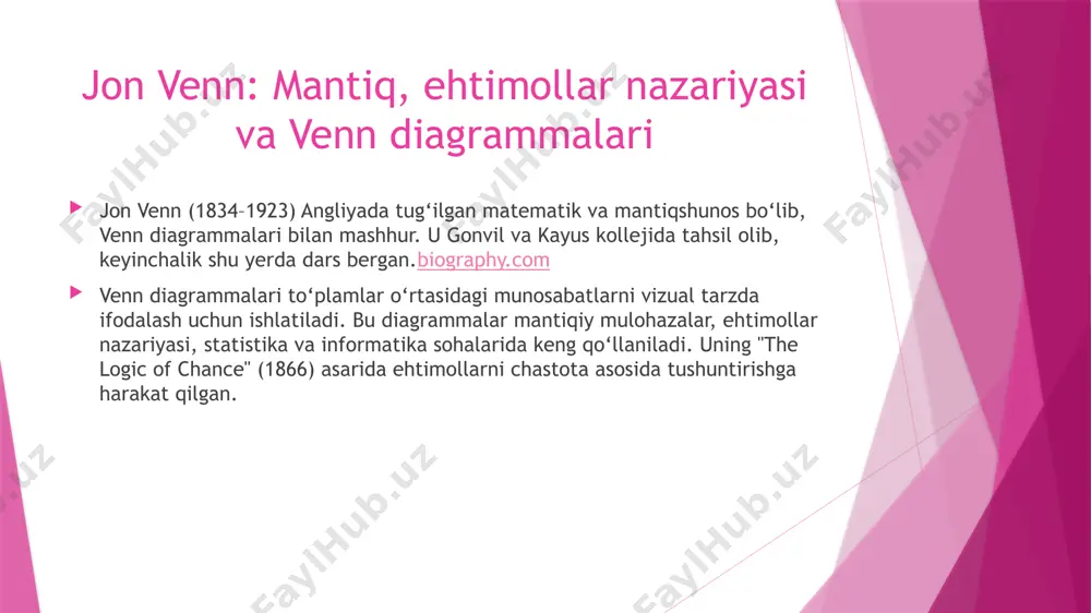 l.yeyler, j. venn, r.dekart hayoti va ilmiy faoliyati - Page 5