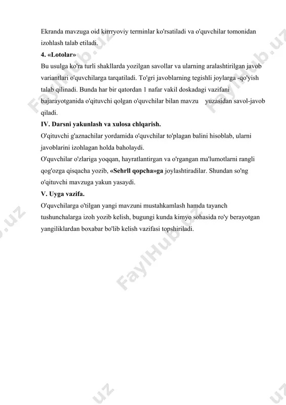oksidlarning olinishi va kimyoviy xossalari - Page 5
