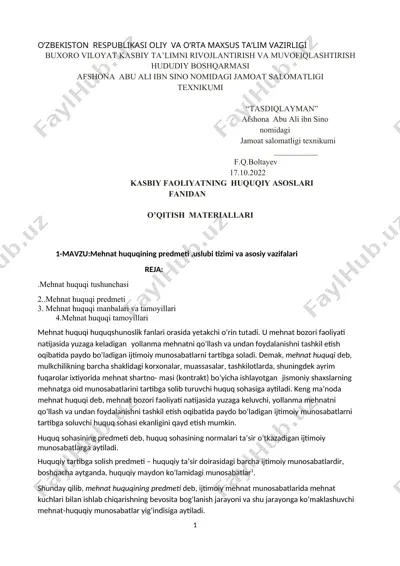 jamoat salomatligi texnikumi — DOC