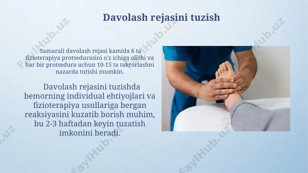 fizioterapevtik jarayonlar xarakteristikasi, reflektoterapiya - Page 4