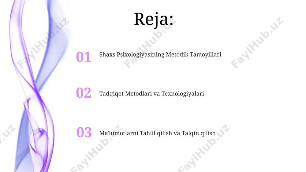 ax testi va tat, shaxsning yashirin ehtiyojlari va motivatsiyalarini aniqlashda samarqanddagi klinikalarda keng qo'llaniladi va 3 bosqichli tahlilni o'z ichiga oladi. shaxsning rivojlanishini o'rganish shaxsning psixologik rivojlanishini modellashtirishda, 3 ta asosiy bosqich – tug'ilishdan 3 yoshgacha, 3 yoshdan 7 yoshgacha va 7 yoshdan keyin – aniqlanib, har bir bosqichning xususiyatlari o'rganilgan. shaxsning rivojlanishini o'rganishda 5 yoshdan 12 yoshgacha bo'lgan bolalarning kognitiv rivojlanishiga samarqanddagi ta'lim muassasalarida o'tkazilgan empirik tadqiqotlar muhim ahamiyat kasb etadi. o'zbekistonning turli hududlarida, masalan, toshkent va farg'onada o'tkazilgan 100 dan ortiq kuzatuvlar shaxs rivojlanishining ijtimoiy-madaniy omillarga bog'liqligini ko'rsatdi. shaxsaroaro munosabatlarni o'rganish shaxslararo munosabatlarni o'rganishda samarqand davlat universitetida o'tkazilgan 2022-yilgi tadqiqotlar, 50 nafar talaba ishtirokida, kommunikativ kompetensiyaning shaxslararo munosabatlarga ta'sirini aniqlashga qaratilgan. toshkent shahridagi 3 ta turli maktabda o'tkazilgan kuzatuvlar natijalari, o'quvchilarning 10-15 yosh guruhlarida peer-group bosimining shaxslararo munosabatlarga 15% dan ortiq ta'sir ko'rsatishini ko'rsatdi. andijon viloyatida o'tkazilgan eksperimentda, 5 turdagi shaxslararo munosabatlar modellari taqqoslanib, hamkorlik modeli eng yuqori …