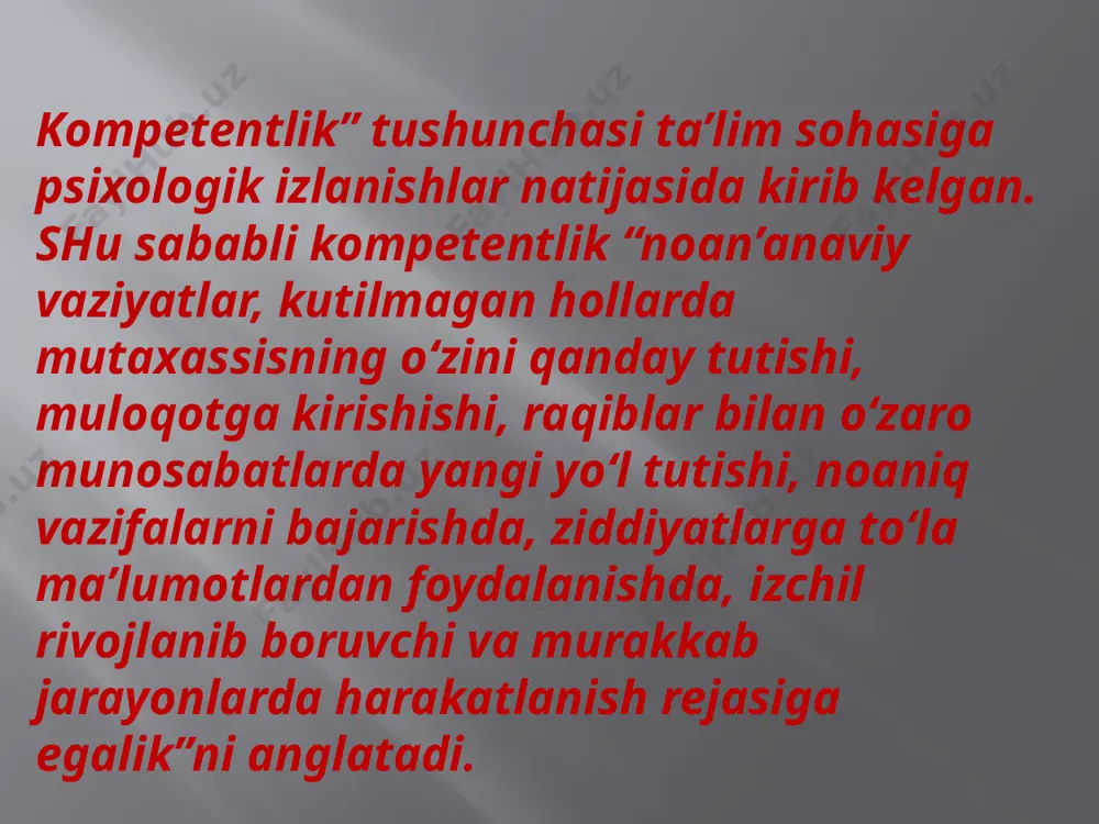 pedagogning kasbiy kompetentligi - Page 5