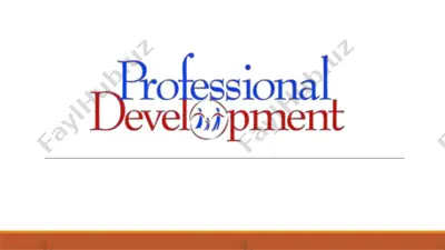 professional development — PPTX