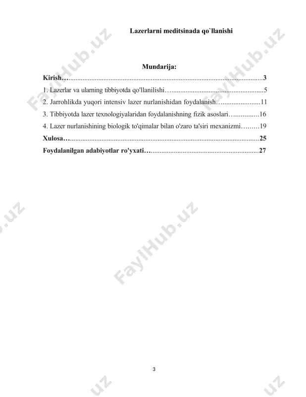 an yorug'lik kvantlarining muvofiqlashtirilgan, kooperativ ravishda chiqarilishi natijasida yuzaga keladi. lazerning ishlash printsipini tushunish uchun yorug'lik kvant atomlari tomonidan so'rilish va emissiya jarayonlarini batafsil o'rganish kerak. atomi e 1, e 2 energiyalari bilan har xil energiya holatida bo'lishi mumkin va hokazo. boh nazariyasida bu holatlar barqaror deyiladi. aslida, tashqi buzilishlar bo'lmaganda atom cheksiz uzoq davom etadigan barqaror holat bu faqat eng kam energiya sarflaydigan holatdir. bu holat asosiy deb nomlanadi. boshqa barcha davlatlar beqaror. hayajonlangan atom 10 - 8 s tartibda bu holatlarda juda qisqa vaqt turishi mumkin, shundan so'ng u o'z-o'zidan quyi holatlardan biriga o'tib, kvant nurini chiqaradi, uning chastotasini bohning ikkinchi postulatidan aniqlash mumkin. atomning bir holatdan ikkinchisiga o'z-o'zidan o'tishi paytida chiqadigan nurlanish o'z-o'zidan deyiladi. ba'zi energiya sathlarida atom ancha uzoq vaqt turishi mumkin, 10 - 3 s. bunday darajalar metastabil deb ataladi. kurs ishining dolzarbligi: 1969 yil birinchi impulsli bo'yoq lazerining rivojlanish yili bo'lgan va 1975 yilda …