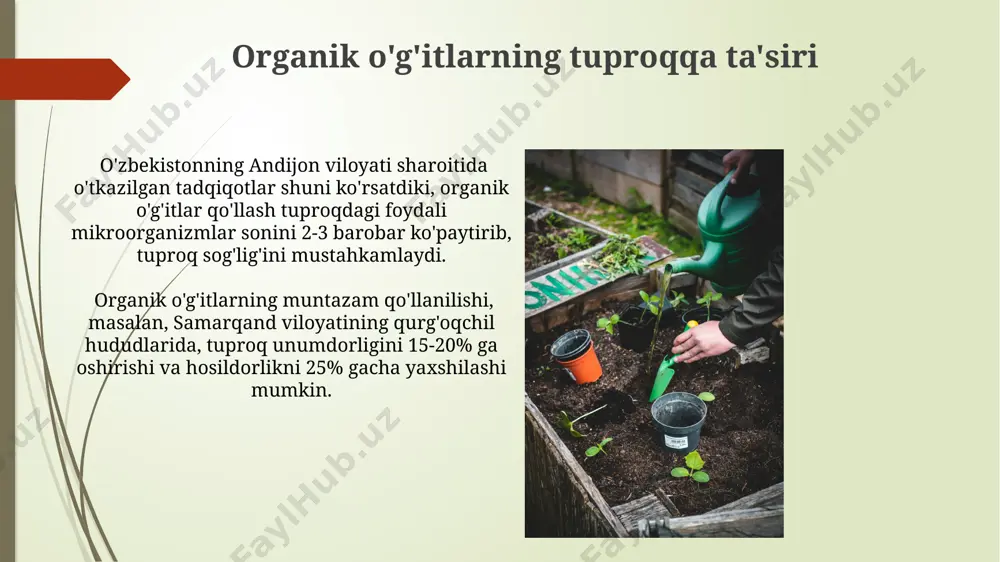 tuproq unumdorligini oshirishdagi ahamiyati - Page 5