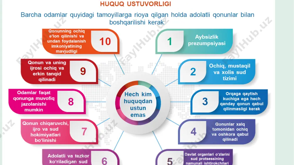 inson huquqlari va huquq ustuvorligi - Page 5
