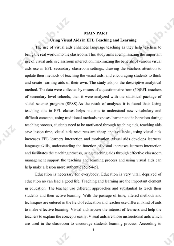 t in education. the teacher use different approaches and substantial to teach their students and their active learning. with the passage of time, altered methods and techniques are entered in the field of education and teacher use different kind of aids to make effective learning. visual aids arouse the interest of learners and help the teachers to explain the concepts easily. visual aids are those instructional aids which are used in the classroom to encourage students learning process. according to burton “visual aids are those sensory objects or images which initiate or stimulate and support learning”. kinder, s. james; describe visual aids as “visual aids are any devices which can be used to make the learning experience more real, more accurate and more active”. visual aids are tools that help to make an issue or lesson clearer or easier to understand and know (pictures, models, charts, maps, videos, slides, real …