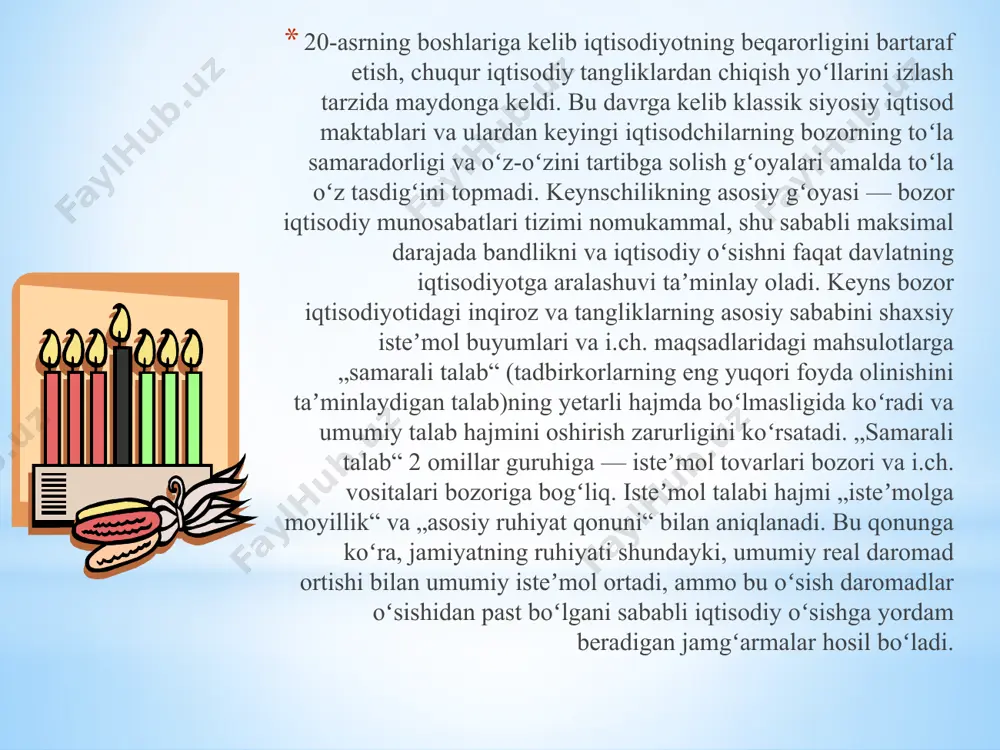 keyns talimoti va keynschilik nazaryasi haqida - Page 5