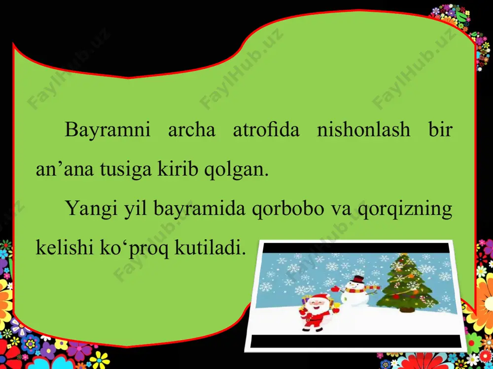 «yangi yil» mavzusida devoriy gazeta ishlash. nazorat ishi 5 - sinf - Page 3