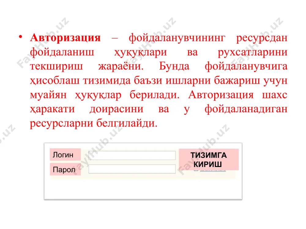 axborot xavfsizligi va axborotlarni himoyalash usullari - Page 5