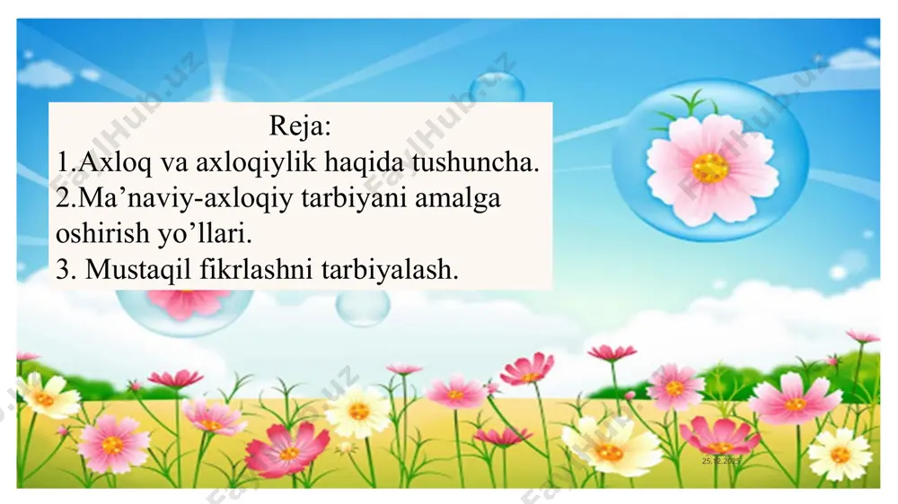 ya qilinishi zarur: 1. hikoya tarbiyalanuvning ijtimoiy tajribasiga mos kelishi lozim. hikoyaning qisqa, emotsional, tushunarli bo‘lishi maqsadga muvofiq. 2. hikoyaning rasmlar bilan, musiqa jo‘rligida bayon qilinishi uning yaxshi idrok qilinishini ta’minlaydi. 3. ma’naviy-axloqiy mavzudagi hikoyaning yaxshi idrok qilinishi uchun unga mos muhitning yaratilganligi muhim ahamiyatga ega. 4. hikoyadan ko‘zlangan maqsadga erishish uchun uni mohirona bayon etib bera olish lozim. ishonarsiz, bir xil ohangda hikoya qilish orqali buni amalga oshirib bo ‘lmaydi. ma’naviy-axloqiy motivasiyani hosil qilishga doir metodlar: bunda koyish, maqtash, taqdirlash, ta’qiqlash, tahsinlash, tergash, uyaltirish kabi metodlardan foydalaniladi. maqtash - bolalarni uning o‘ziga yoki boshqalar oldida yaxshi tomonlarini ko‘rsatib gapirish, yaxshi qilib ko‘rsatish. taqdirlash - bolalarni qadrlash, munosib baholash, tarbiyalanuvchiga uning qadri bor ekanligini sezdirish. ta’qiqlash - tarbiyaviy maqsadda tarbiyalanuvchiga biror narsani man etish. tahsinlash - tarbiyalanuvchini «ofarin», «balli» kabi so‘zlar bilan qarshi olish, maqtab yuksak baholash. 15.11.2020 ma’naviy axloqiy tarbiyaga doir 3 ta rivoyat va hikoyatlarni o’qib o’rganish. 15.11.2020 …