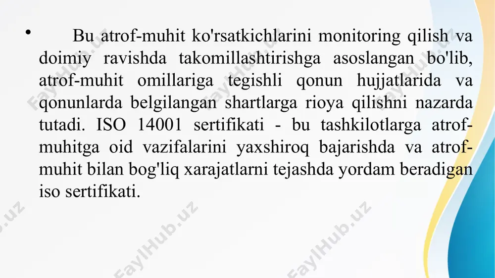 iso 14001 atrof-muhitni boshqarish tizimi guvohnomasi nima - Page 4