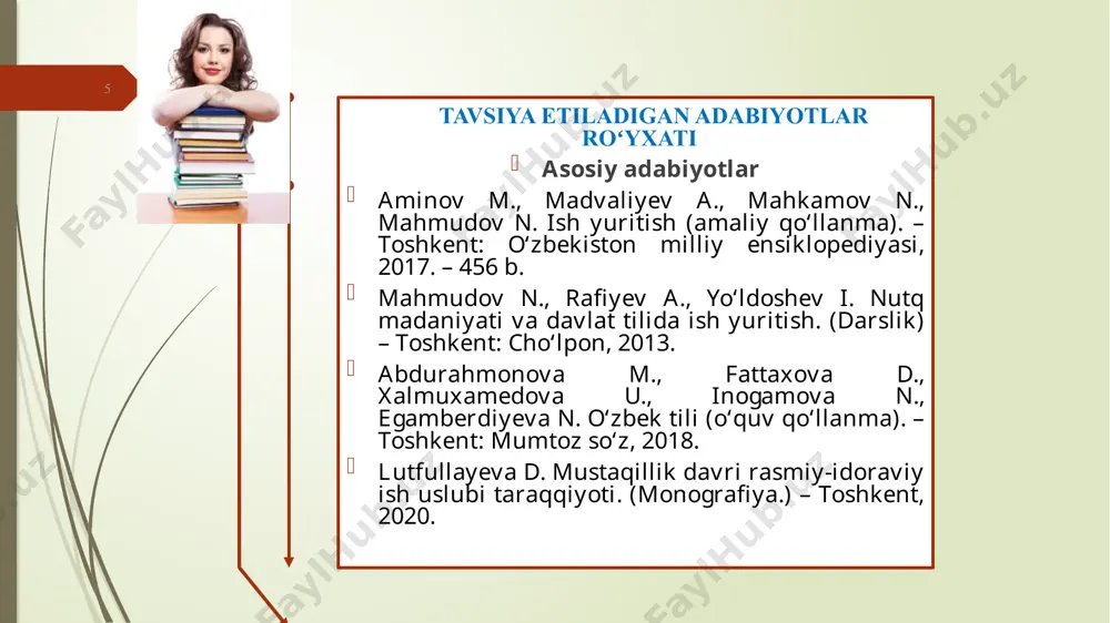 a uchratish mumkin. uning vazifasi о‘quvchilarda muayyan kitob, maqola, qо‘lyozma tо‘g‘risida umumiy tasavvur tug‘dirish va ularga adabiyotlar tanlashda yordam kо‘rsatishdan iboratdir. 18 annotatsiya annotatsiyaning maqsad va vazifalariga izoh bering asarning asosiy mazmuni, unda yoritilgan eng muhim masalalar haqida oʻquvchini xabardor qilish. asarning toʻliq matni bilan tanishish yoki tanishmaslik haqida kitobxonni ogohlantirish. asarning kimga moʻljallanganligini qayd etish. 20 mazmuni va maqsadli vazifasi bо‘yicha annotatsiyaning turlari - bildirgichli (matnning tanqidiy bahosiz tavsifnomasini beradi) - tavsiyali (matnning iste’molchilarning muayyan auditoriyasi uchun yaroqliligi jihatidan tavsifini va bahosini beradi) maqola annotatsiyasi va tayanch soʻzlar maqola annotatsiyasi va tayanch soʻzlar deganda nimani tushunasiz? maqola annotatsiyasi qanday yoziladi? maqola annotatsiyasining hajmi va tayanch soʻzlar miqdori qancha boʻladi? 22 quyidagi annotatsiya turlari qanday farqlanadi? annotatsiyaning turlari: monografiya, risola va boshqa turdagi kitoblarga yoziladigan annotatsiya; dissertatsiyalarga yoziladigan annotatsiya; dars ishlanmalariga yoziladigan annotatsiyalar; ilmiy maqolalarga yoziladigan annotatsiya. annotatsiya turlari 31/05/2021 22 23 31/05/2021 23 dars ishlanmasi annotatsiyasida quyidagilardan qaysi biri …