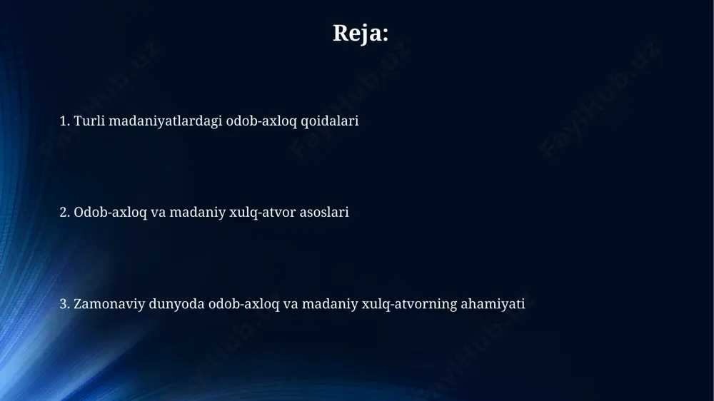davolash kabi an'anaviy odob-axloq qoidalari muhim ahamiyat kasb etadi va kelajak avlodga o'rgatilishi kerak. e'tiboringiz uchun rahmat @taqdimot_robot image1.jpg