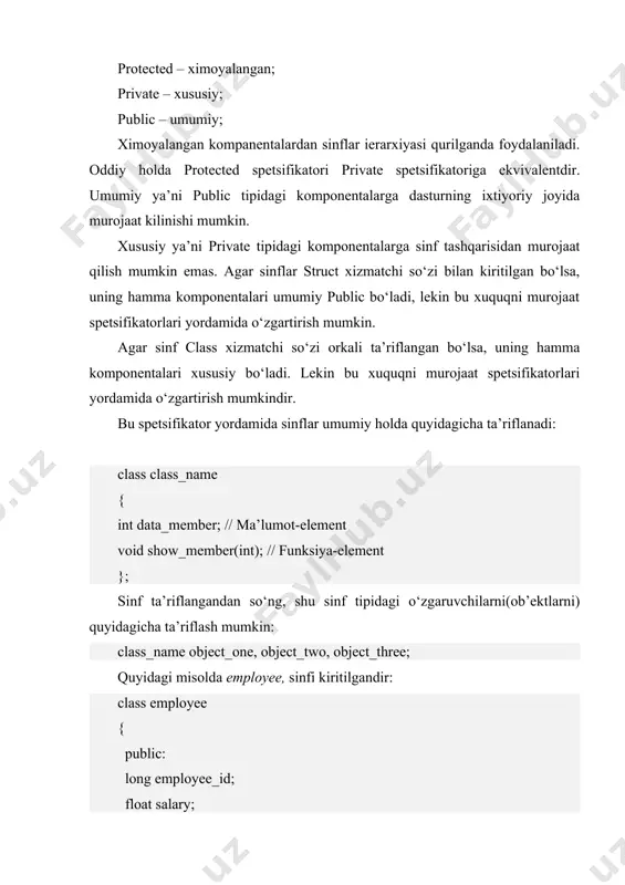 sinflar va obyektlar (dasturlash) - Page 4
