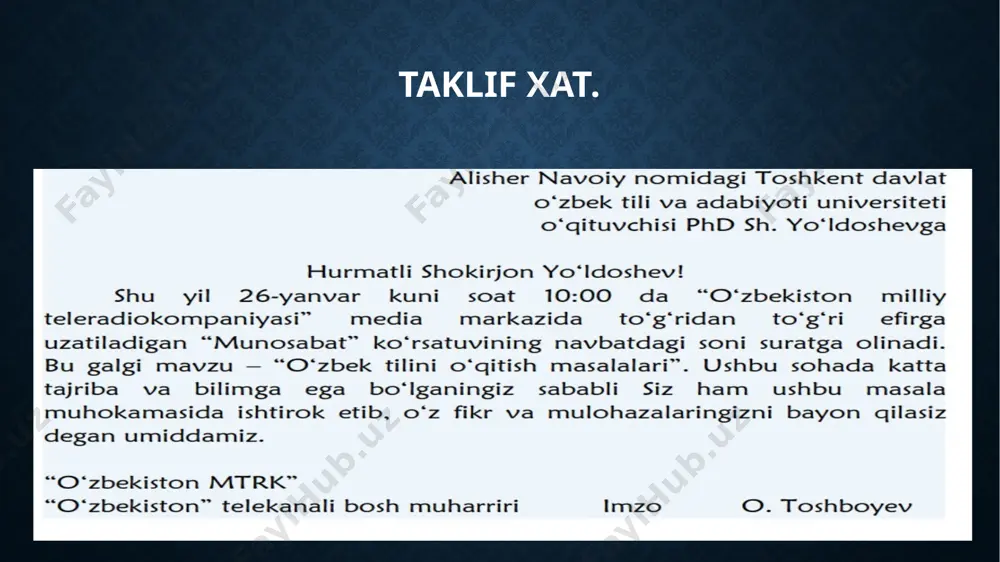 xizmat yozishmalari - Page 5