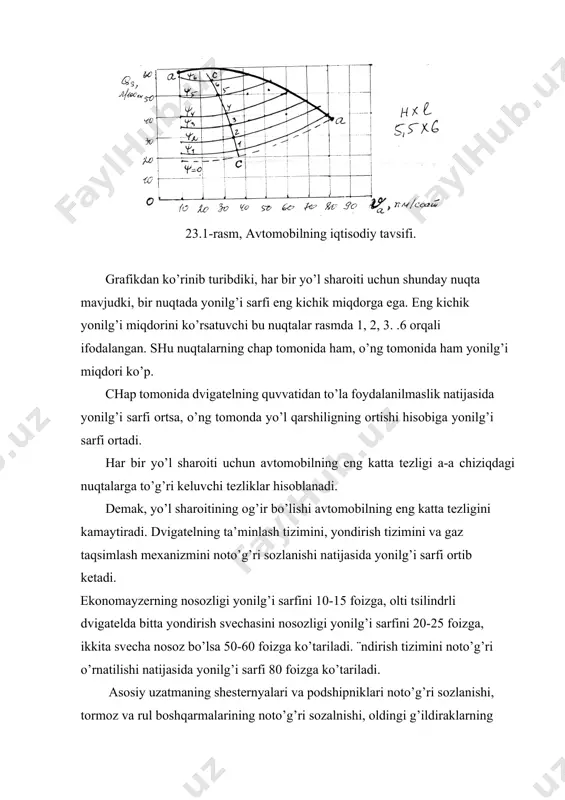 avtomobilning yonilg’i tejamkorlik xususiyati - Page 5