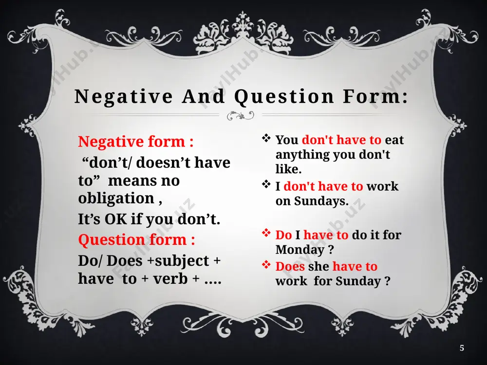 modal verbs of obligation - Page 5