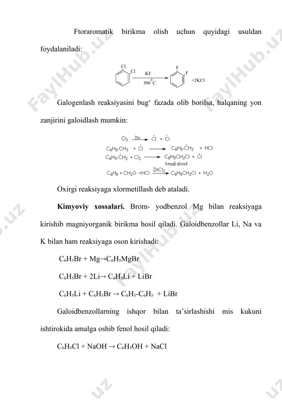 aromatik galoid birikmalar - Page 4