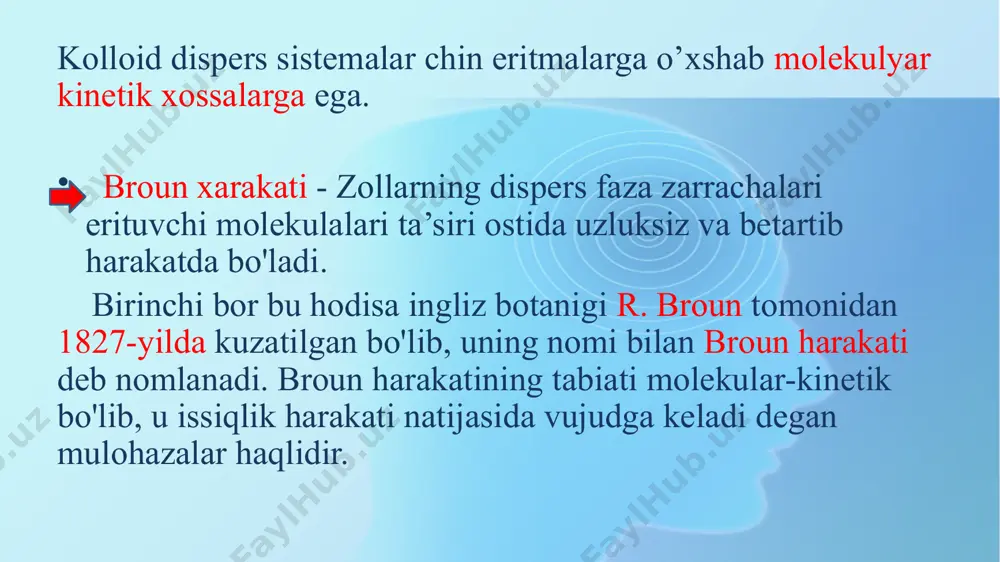kolloid sistemalar va ularning molekulyar-kinetik va optik xossalari - Page 4