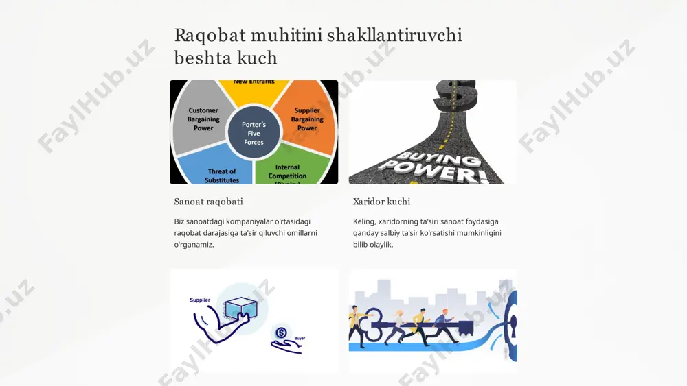 m.porterning beshta kuch bilan raqobat modeli - Page 3