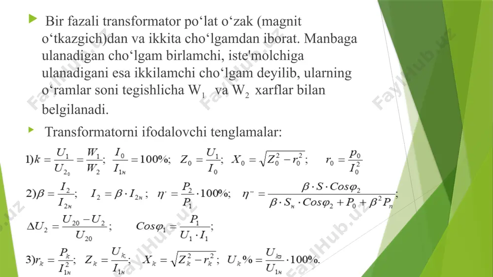 bir fazali transformator - Page 3