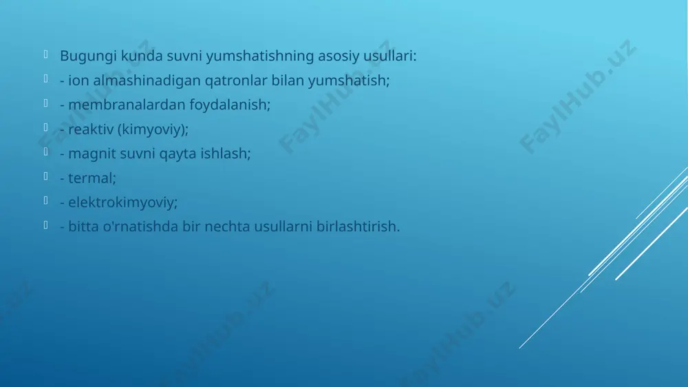 suvni yumshatish usullari - Page 5